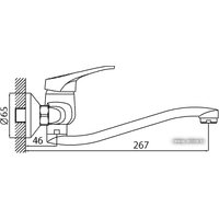 Смеситель Rossinka Silvermix B35-24