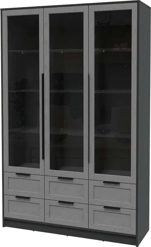 

Шкаф-витрина Интерлиния Концепт Тренд КТ-ШВ3 (антрацит/дуб серый)