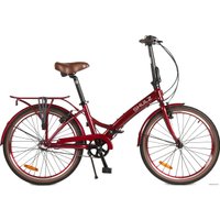 Велосипед Shulz Krabi V-brake 2023 (бордовый)