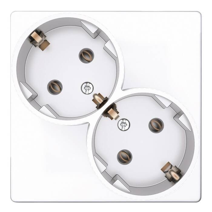 

Розетка Simon 2450459-030 (белый)