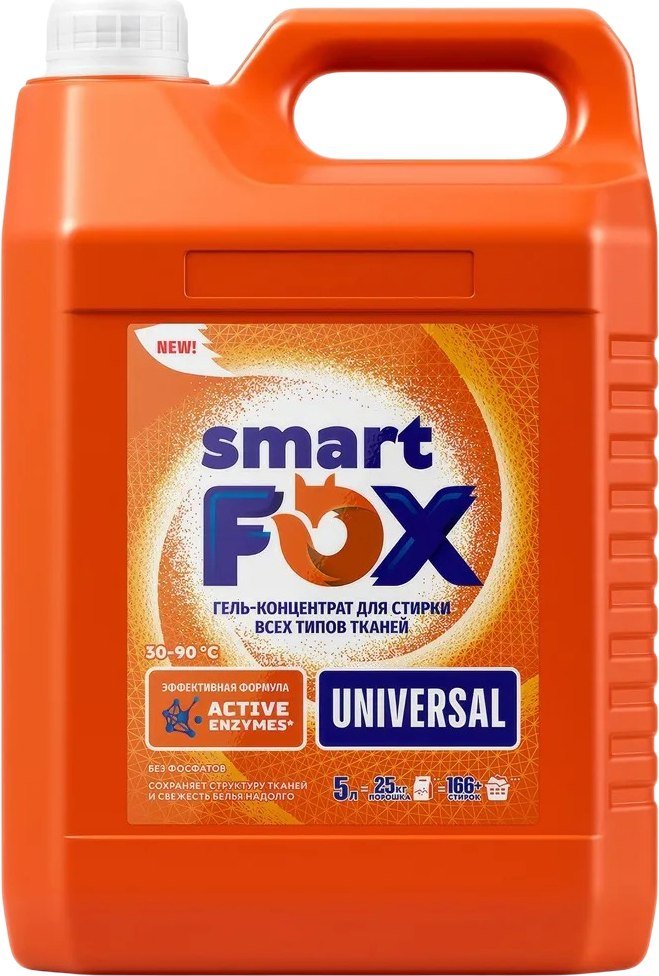 

Гель для стирки Smart FOX Universal 190009 (5 л)