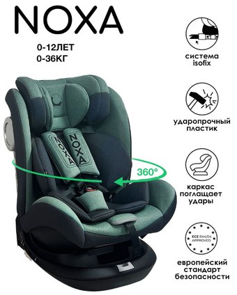 Детское автокресло Bubago Noxa (мятно-серый)