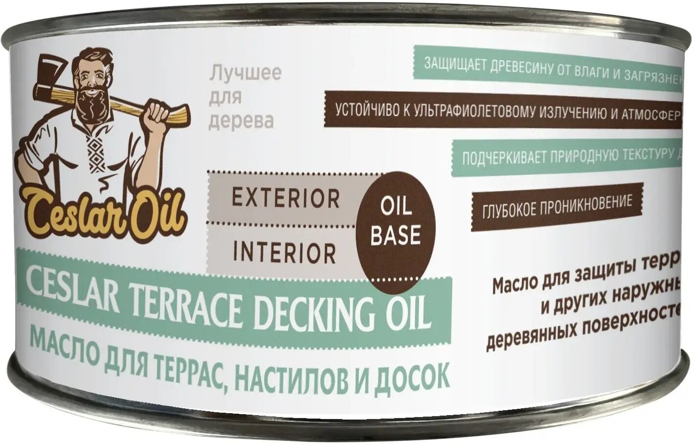 Масло Ceslar Terrace Decking Oil 0.45л (прозрачный)