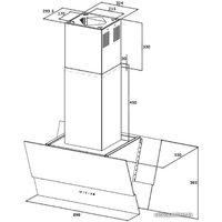 Кухонная вытяжка Korting KHA 99750 GW