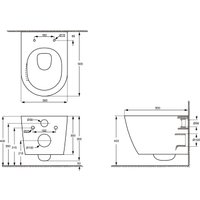 Унитаз подвесной Aquatek Либерти Tornado AQ1999T-00