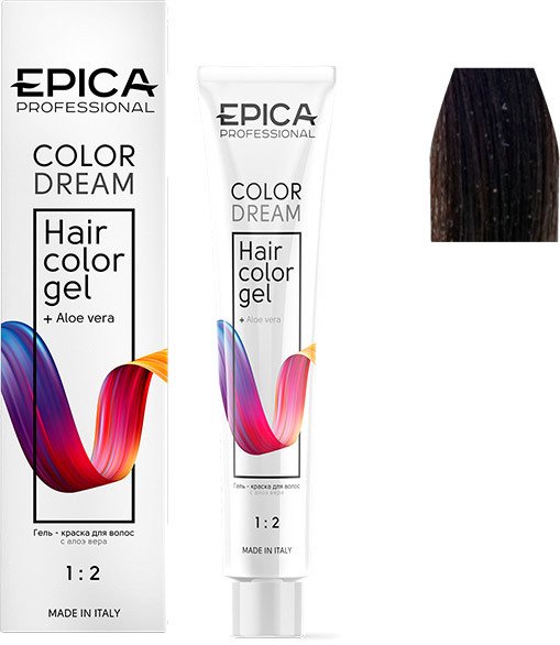 

Гель-краска Epica Professional Colordream 4.71 шатен шоколадно-пепельный (100 мл)
