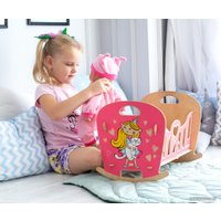 Аксессуары для кукольного домика Woody Кроватка-качалка 01973