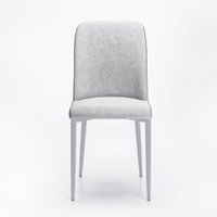 Стул Табурет Софт (бренди 20 кант черный, каркас белый)