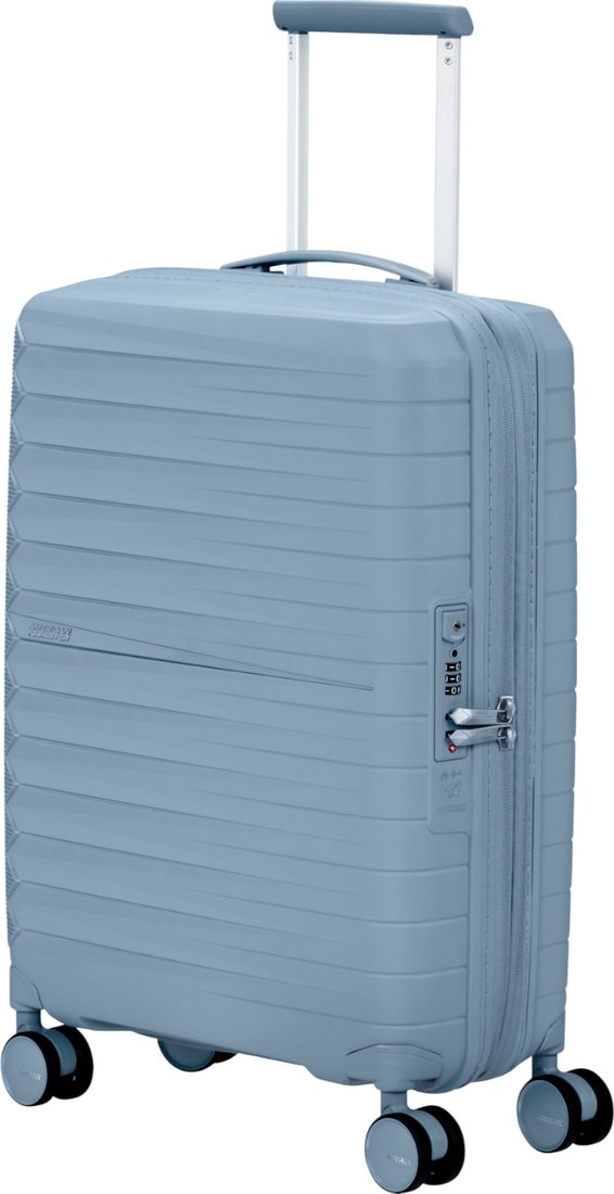 

Чемодан-спиннер American Tourister FastForward Steel Blue (55 см)