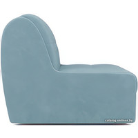 Кресло-кровать Мебель-АРС Барон №2 (велюр, голубой Luna 089) в Барановичах