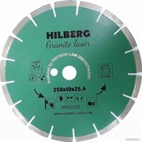 Отрезной диск алмазный  Hilberg HMG250