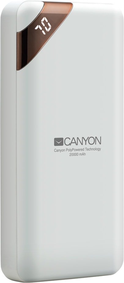 

Внешний аккумулятор Canyon PB-202 20000mAh (белый)