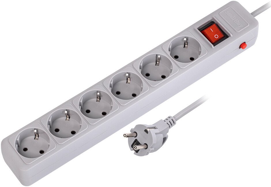 

Сетевой фильтр SmartBuy SBSP-6-18-G