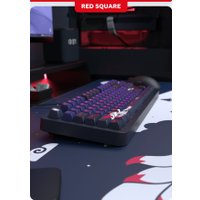 Клавиатура Red Square Alumix TKL Classic Kitsune (черный, g3ms Aquamarine)