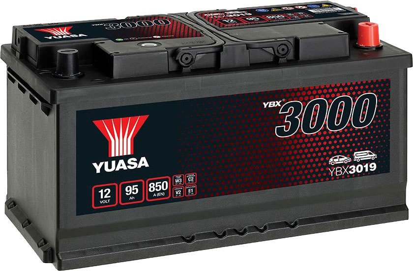 

Автомобильный аккумулятор Yuasa YBX3000 YBX3019 (95 А·ч)
