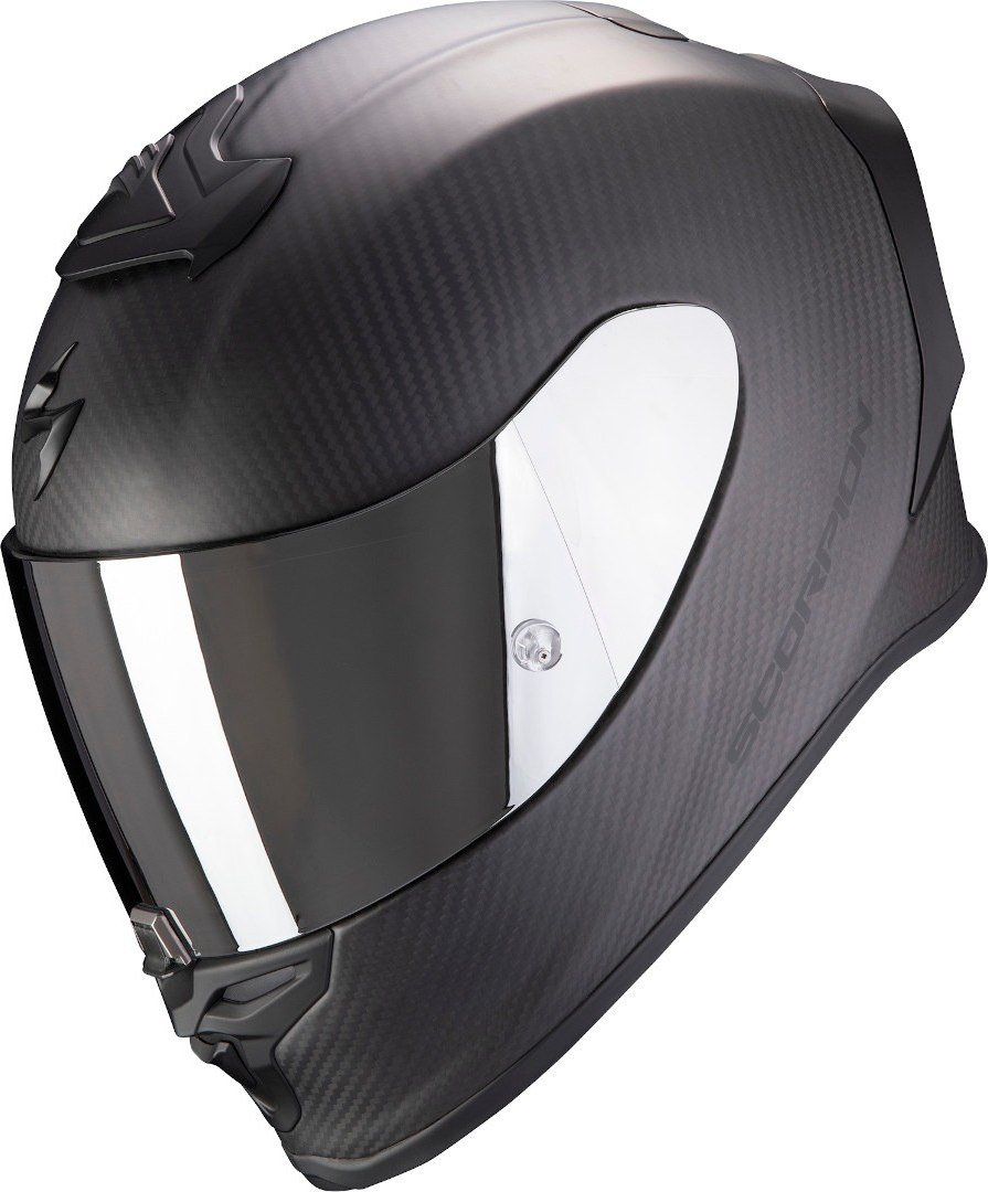 

Мотошлем Scorpion Exo Exo-R1 Evo Carbon Air Solid (р. 2XL, карбон матовый)