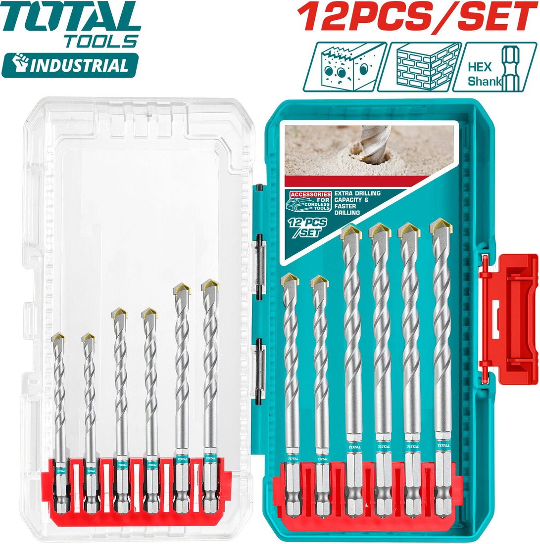 Набор буров Total TACSDL12206
