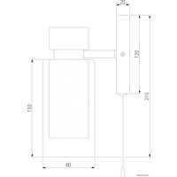 Бра Евросвет 70115/1 белый