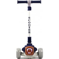 Трехколесный самокат RiverToys HB-T8 (темно-синий)