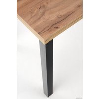 Кухонный стол Halmar Cobalt 120/68 (дуб вотан/черный)