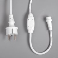 Гирлянда бахрома Luazon 3x0.9 м 232 LED 5204451 (белый каучук провод, синий)