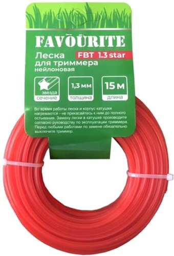Леска для триммера Favourite FBT 1.3star