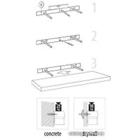 Полка Domax FS 118/24 DB (беленый бук)