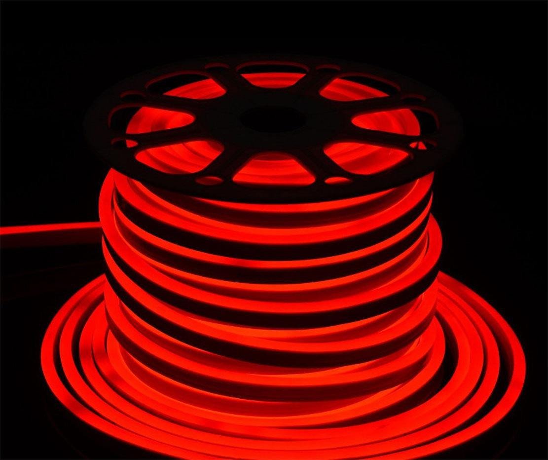 

Дюралайт IQLED односторонний 8x16 мм 230V, 120 LED/m, SMD-2835 50m (1 м, красный)