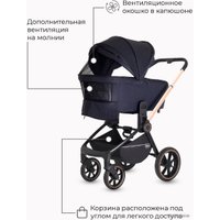 Универсальная коляска Rant MOWbaby Zoom PU (2 в 1, gold black)