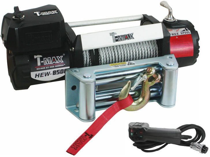 Лебедка автомобильная T-max HEW-8500 X Power (пульт управления)