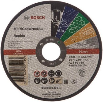 Отрезной диск Bosch 2608602385