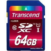 Карта памяти Transcend SDXC UHS-I (Class 10) 600x Ultimate 64GB (TS64GSDXC10U1)