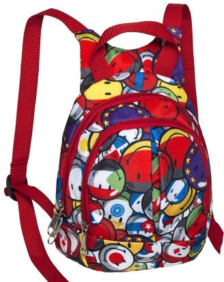 Детский рюкзак Rise М-132д (красный/синий)