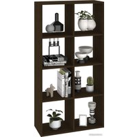 Стеллаж Кортекс-мебель Дельта-8 71x140 (венге)