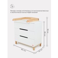 Детский комод Rant Indy 96 (cloud white)