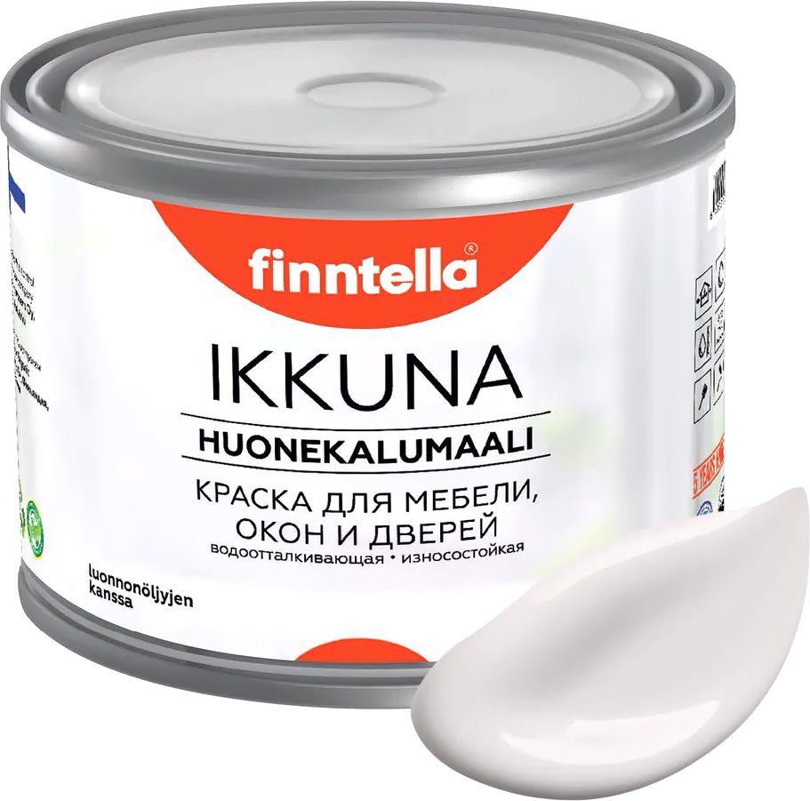 

Краска Finntella Ikkuna Hoyrya F-34-1-9-FL111 9 л (бледно-лиловый)