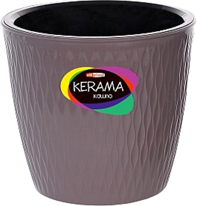 

Кашпо Эльфпласт Kerama 497 8.5 л (темно-серый)