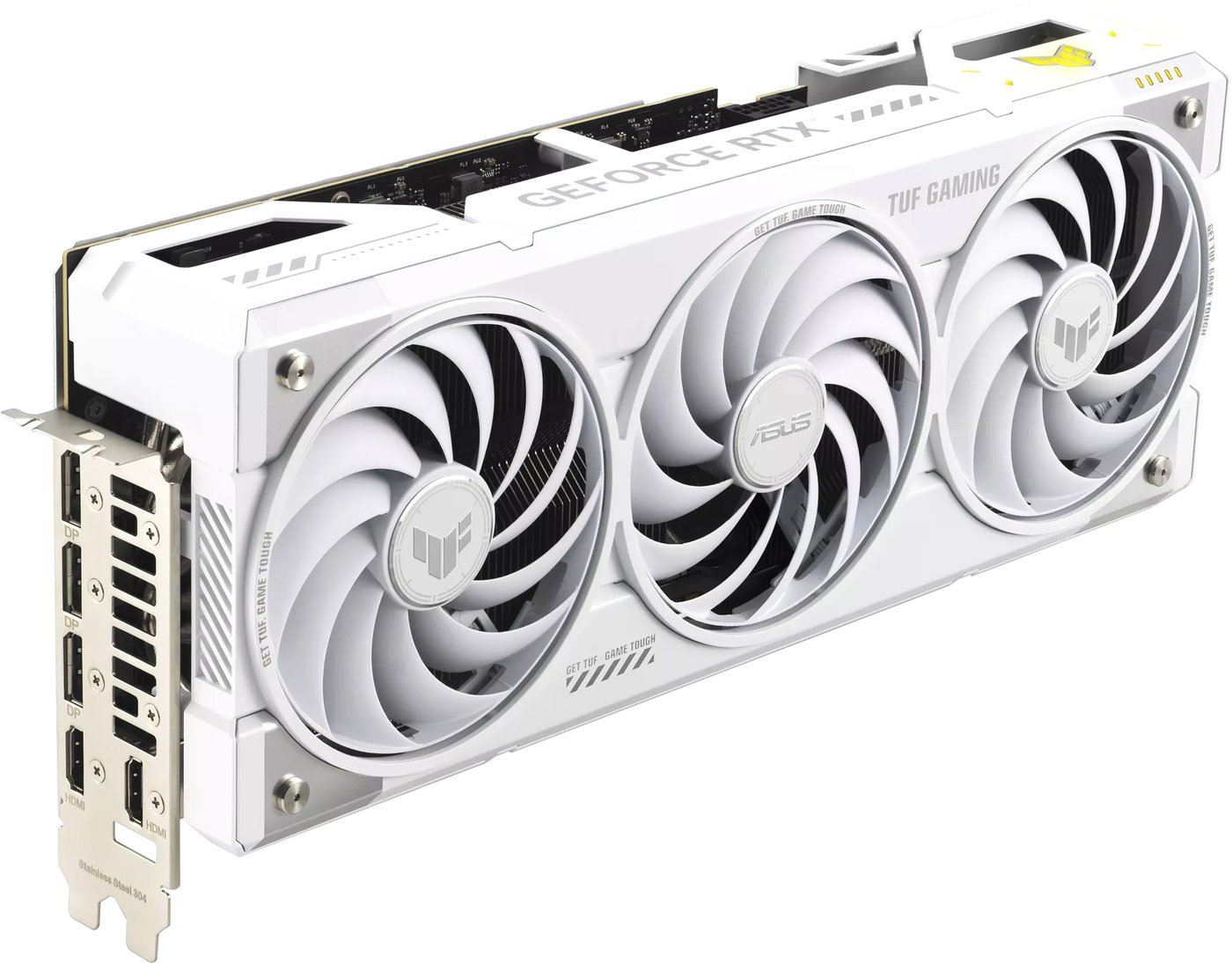 

Видеокарта ASUS TUF Gaming GeForce RTX 5070 Ti 16GB GDDR7 BTF White OC Edition TUF-RTX5070TI-O16G-BTF-WHITE