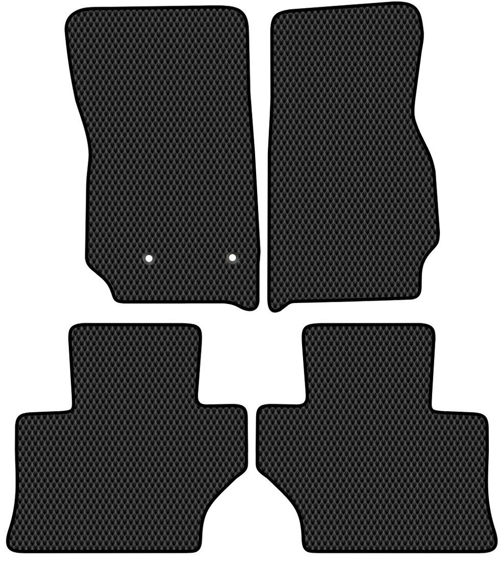 

Комплект ковриков для авто Alicosta Jeep Wrangler III (suv / JK (5 дв.), JK (3 дв.)) 2006 - 2018 (черный, ромб)