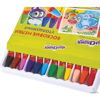 Восковые мелки Юнландия Юнландик и индийский слон 227297 (12 шт)
