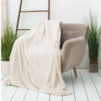 Плед Casa Conforte Nonna Inspiration 200x220 6154601 (молочный)