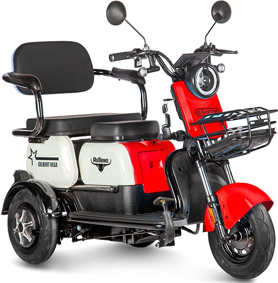 

Электроскутер Gelbert Vega 48V/60V 600W (красный)