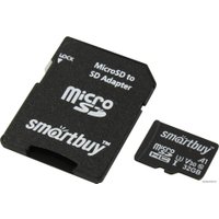 Карта памяти SmartBuy microSDHC SB32GBSDU1A-AD 32GB