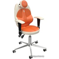 Офисное кресло Kulik System Trio (оранжевый/белый)
