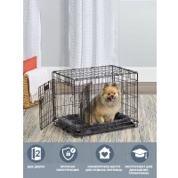 Клетка Midwest Contour для собак 2 двери 824DD (63x46x49см)