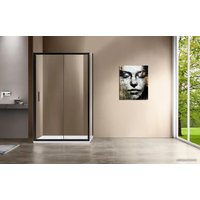 Душевой уголок Vincea Garda VSR-1G9012CLB (черный/прозрачное)