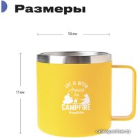 Термокружка RoadLike Camp 415мл (желтый)