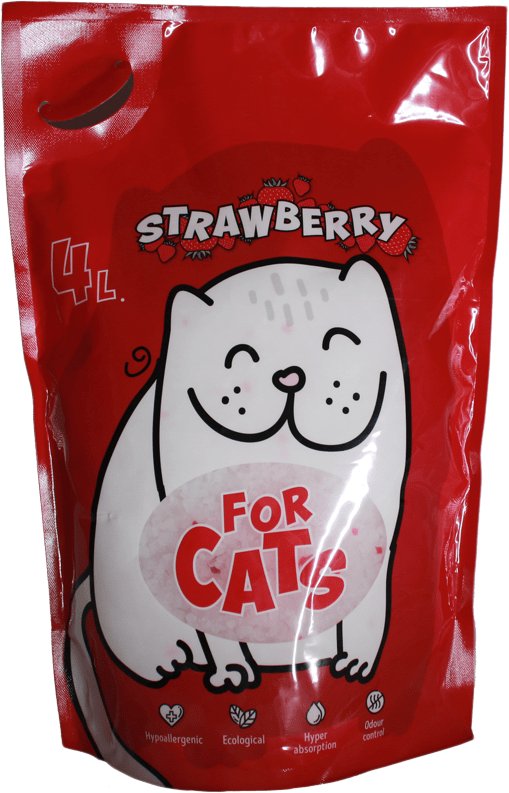 

Наполнитель для туалета For Cats Strawberry 4 л