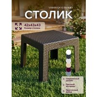 Садовый стол Mega-Plast Bistro (антрацит)
