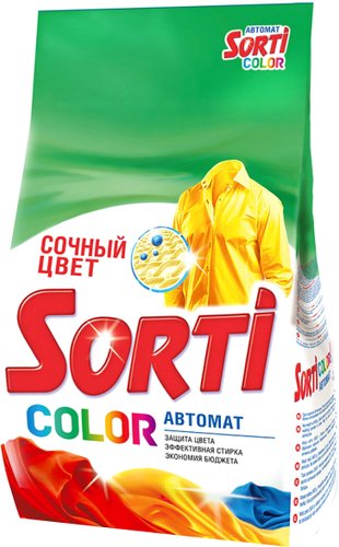 Стиральный порошок Sorti Color автомат 3 кг